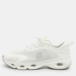 On X Loewe Cloudsolo Size 41 White Coated Fabric Knit Fabric Low Top Sneakers